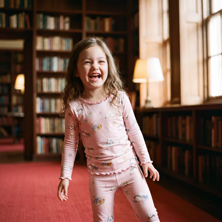 Little Tailor bamboo long sleeve pajama set — in wear